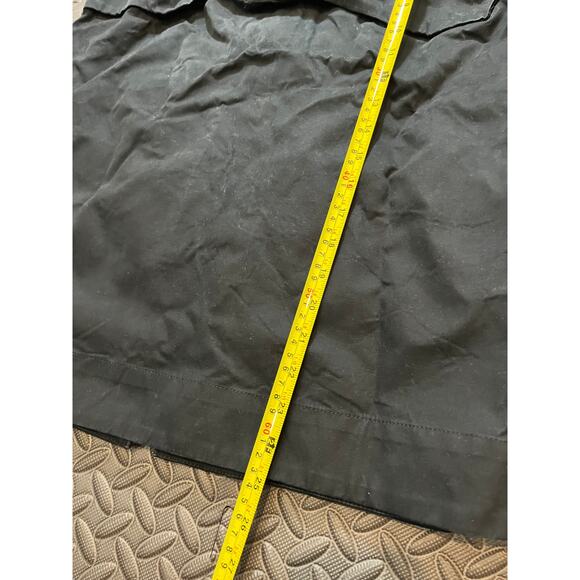 Abercrombie‎ water/wind resistant jacket dark gold buttons hooded womens S - Picture 9 of 9